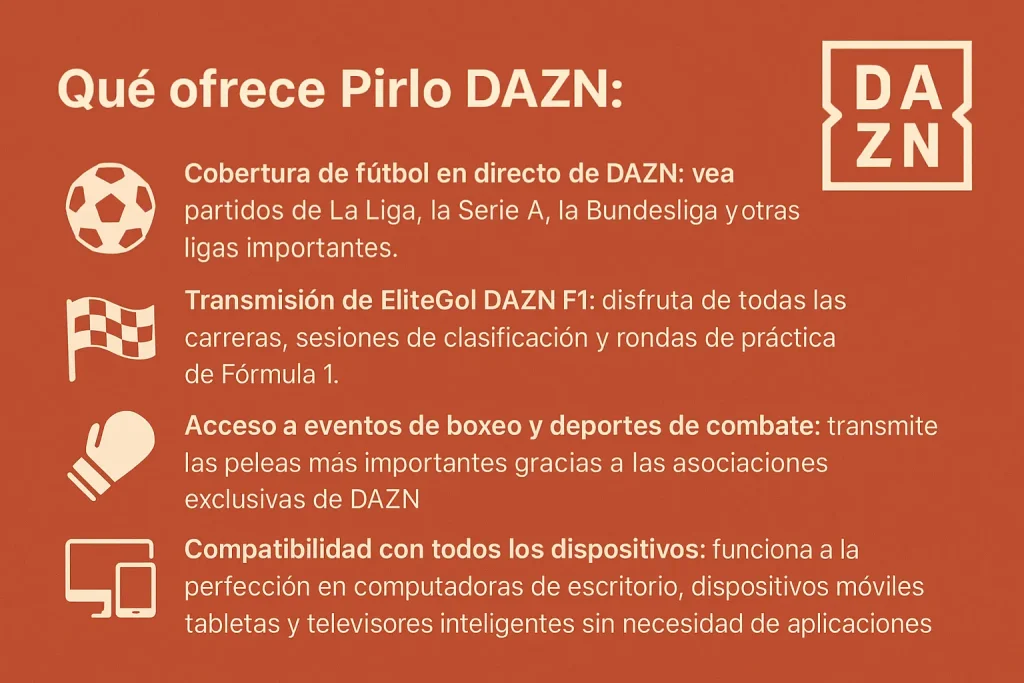 Qué ofrece Pirlo DAZN