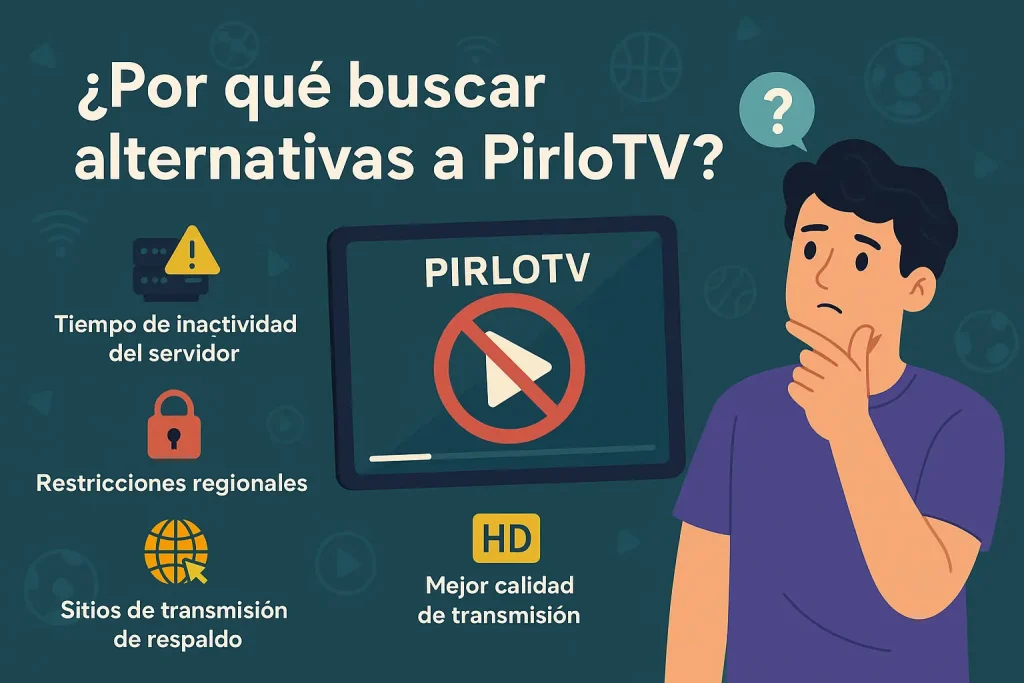 ¿Por qué buscar alternativas a PirloTV